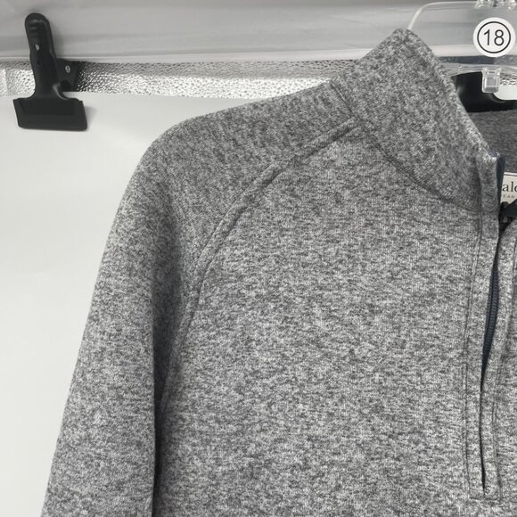 Donald Ross Sportwear Men's Pullover 1/4 Zip Heather Gray Size Medium Pockets - Picture 5 of 9